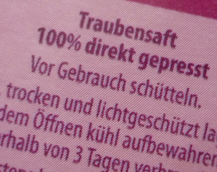 Fruchtsaft, Verpackung